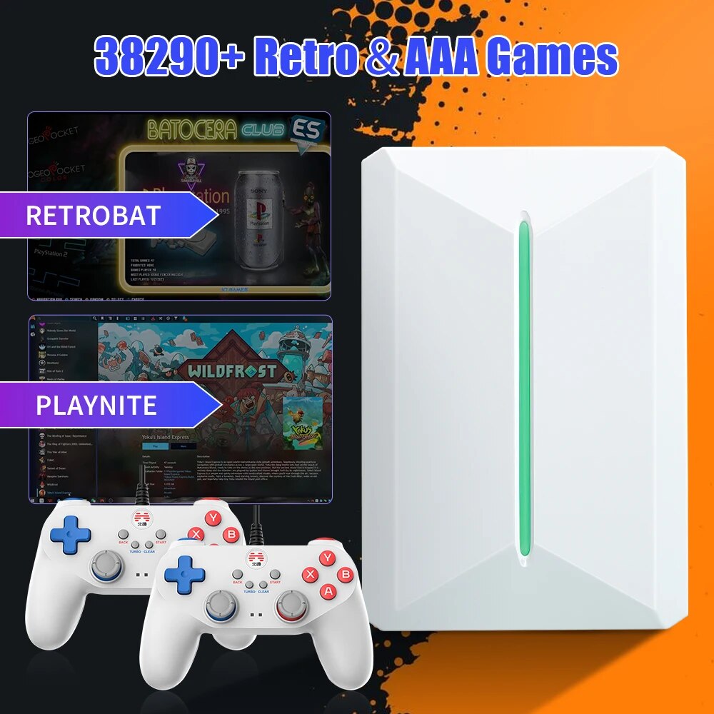 Pc Gaming Aaa - Retrobat&Playnite Gaming HDD Console di gioco
