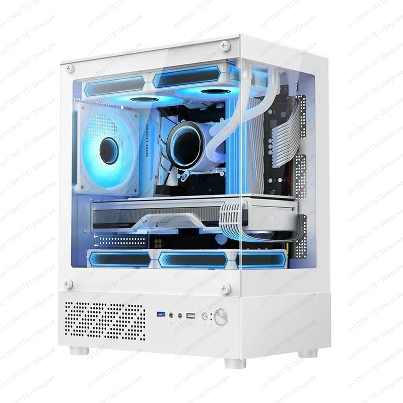 Pc Gaming White - Xuanwu Mini computer desktop chassis raffreddato