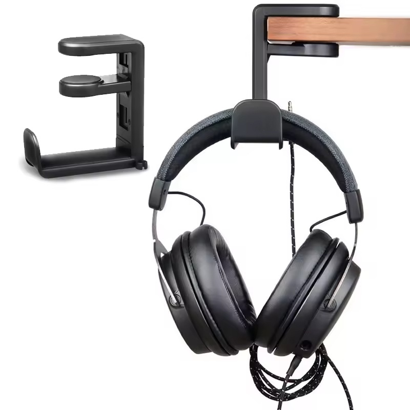 Desk Cable Organizer - Supporto per cuffie da scrivania con