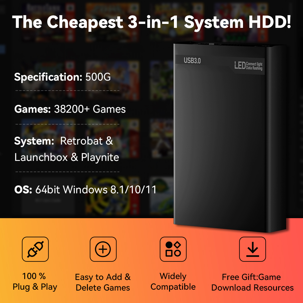 JMachen Mix HDD da gioco da 50 - Pc Gaming Aaa recensione e prezzo