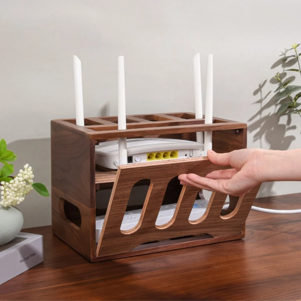 Scatola in legno massello per  - Desk Cable Organizer recensione e prezzo