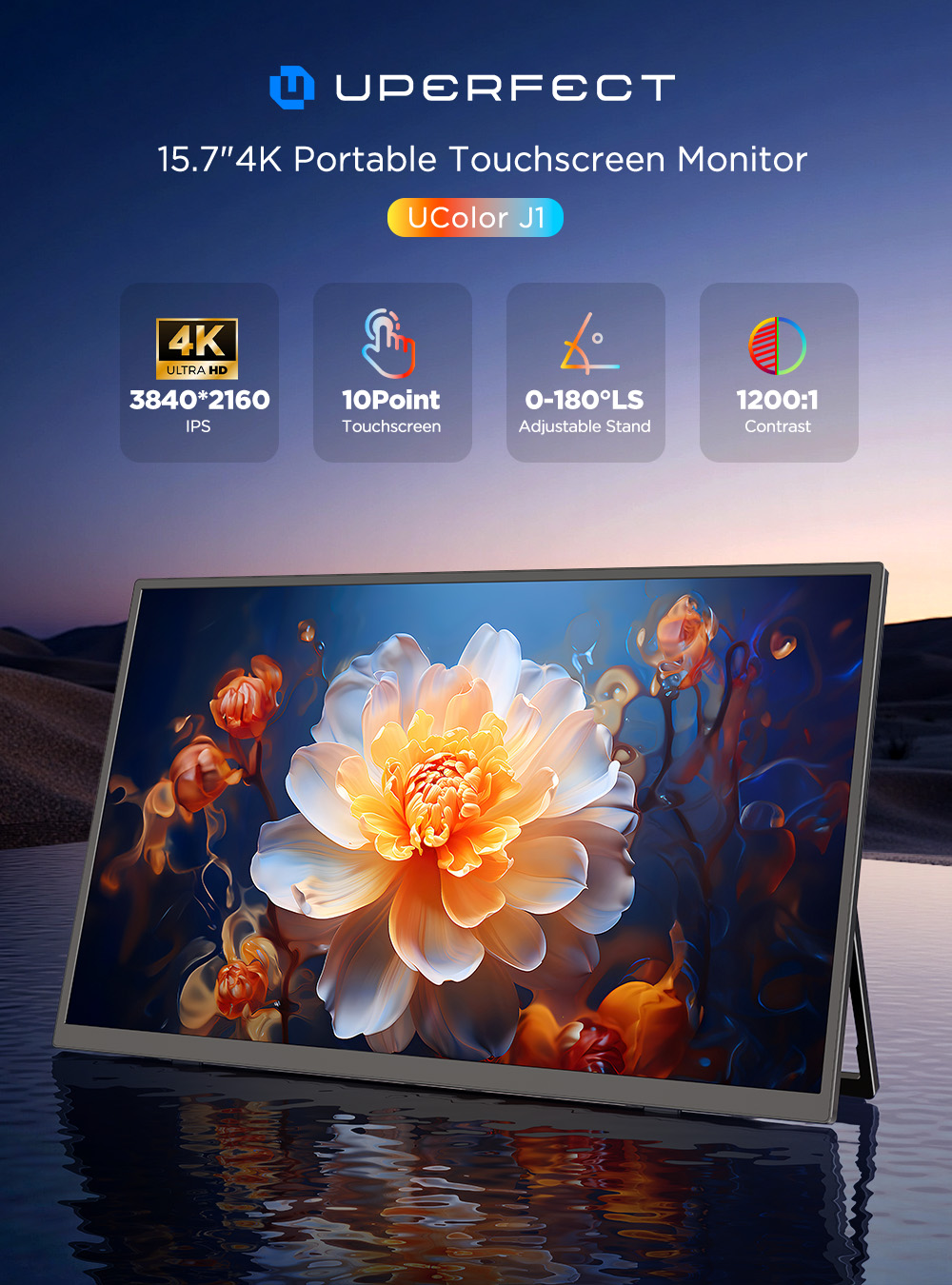 Monitor Portatile UPERFECT 4K  - Pc Gaming Y Monitor recensione e prezzo