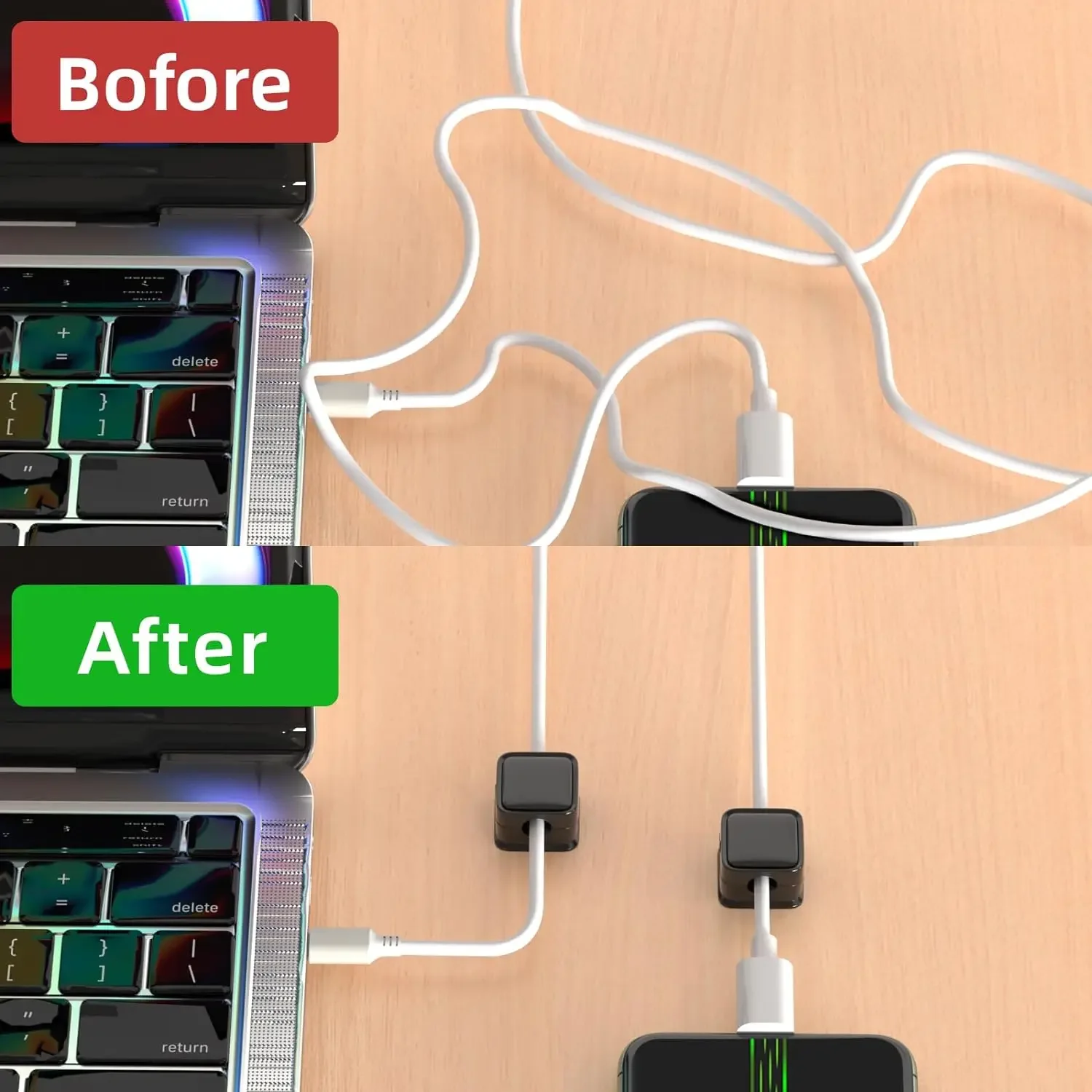 Mini organizer magnetico per c - Desk Cable Organizer recensione e prezzo