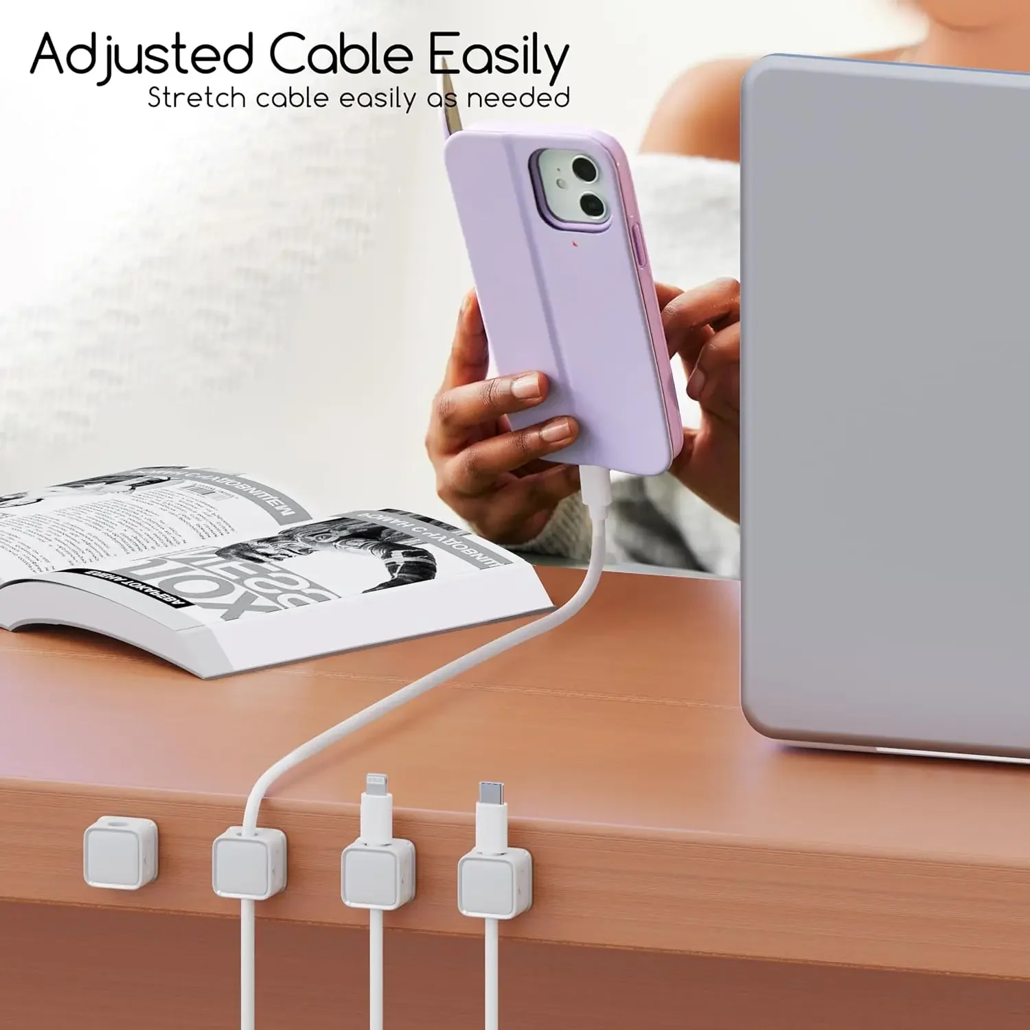 Mini organizer magnetico per c - Desk Cable Organizer recensione e prezzo