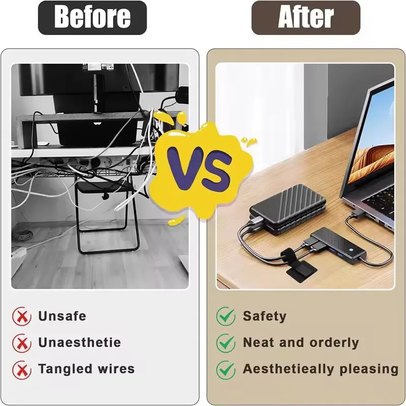 4-40 Set di sistemi per la ges - Desk Cable Organizer recensione e prezzo