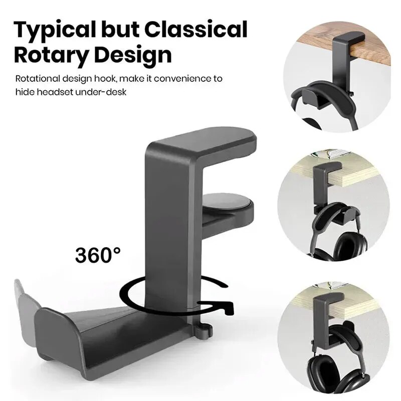Supporto per cuffie da scrivan - Desk Cable Organizer recensione e prezzo