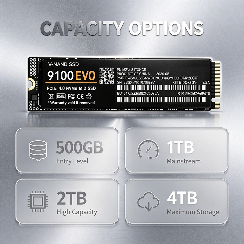 SSD 9100 EVO M.2 2280 NVMe PCI - Pc Gaming Second recensione e prezzo