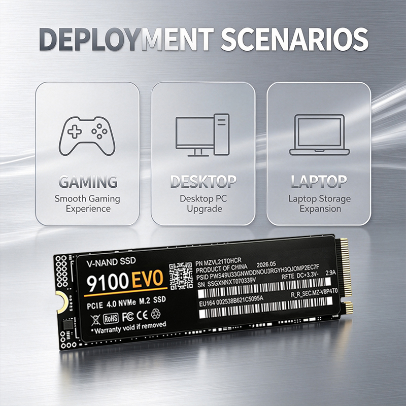 SSD 9100 EVO M.2 2280 NVMe PCI - Pc Gaming Second recensione e prezzo