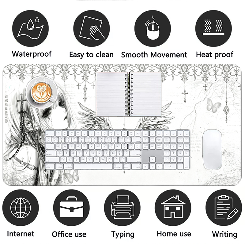 Tappetino per mouse in pelle,  - Pc Gaming White recensione e prezzo